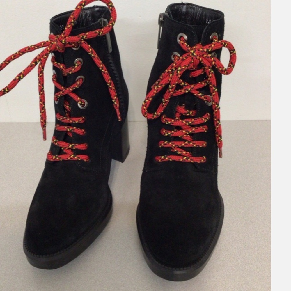 AQUATALIA BLACK SUEDE PLATFORM ANKLE BOOTS SIZE 6.5M Excellent condition - Picture 6 of 10